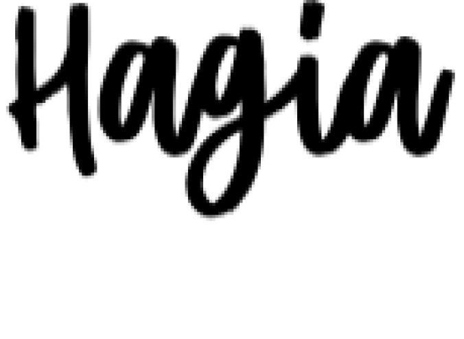 Hagia Font Preview