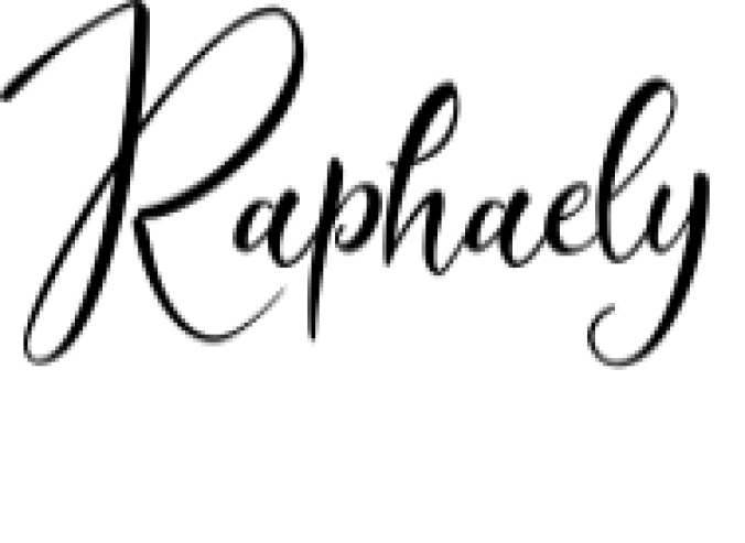 Raphaely Font Preview