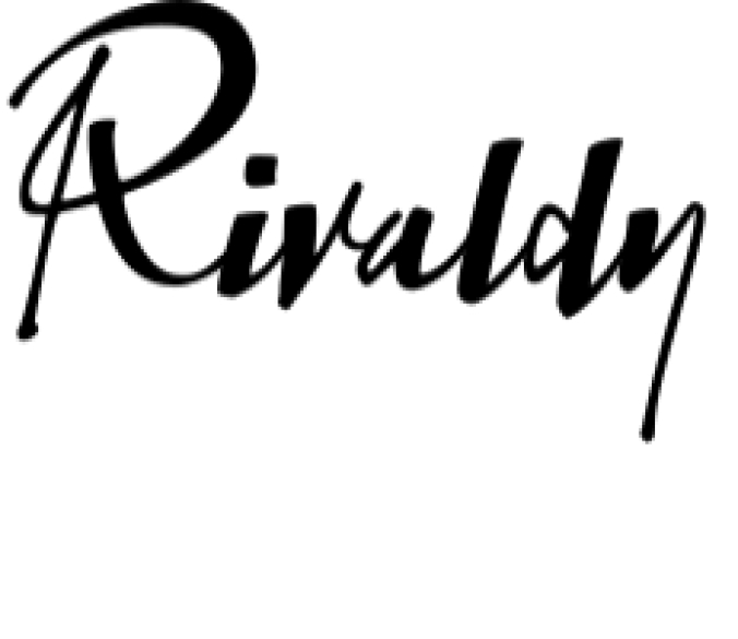 Rivaldy Font Preview