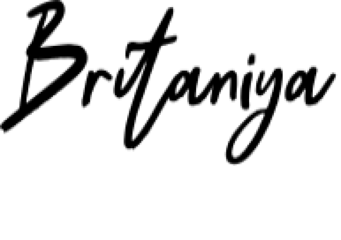 Britaniya Font Preview