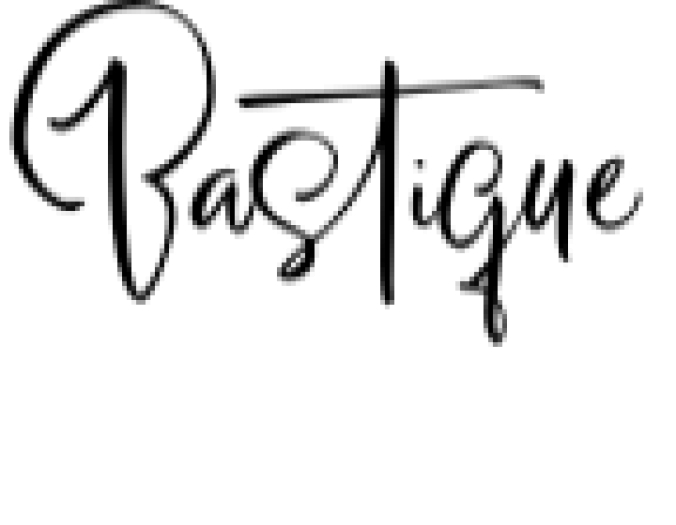 Bastique Font Preview