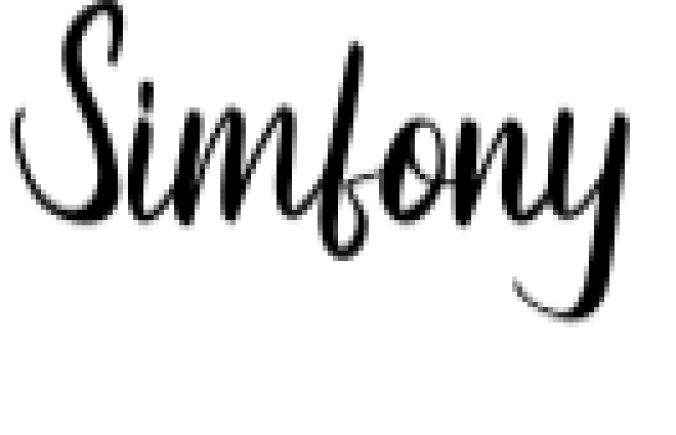 Simfony Font Preview