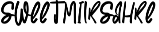Sweet Milkshake Font Preview