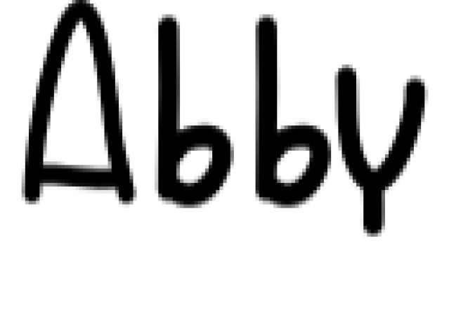 Little Abby Font Preview