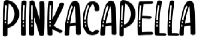 Pink Acapella Font Preview