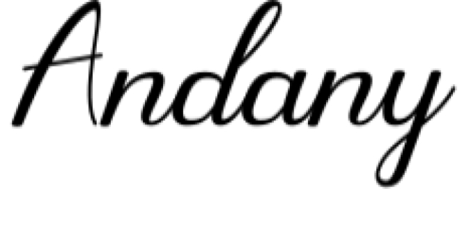 Andany Font Preview