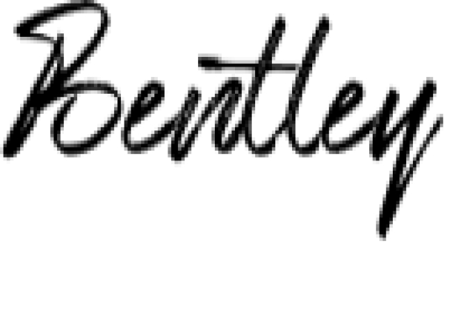 Bentley Script Font Preview