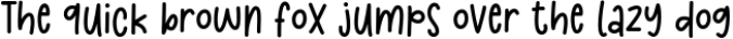 Cute Handwritten Font Preview