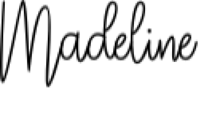 Madeline Font Preview