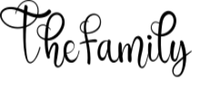 The Family Font Preview