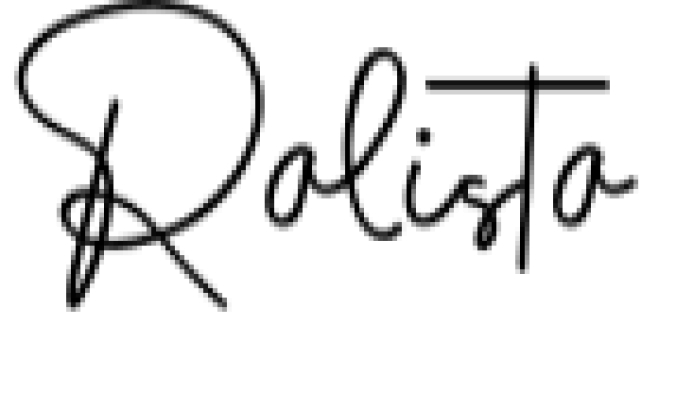 Ralista Font Preview