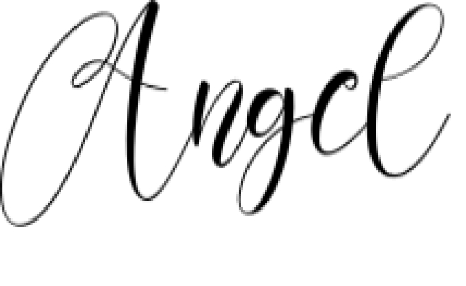 Angel Font Preview
