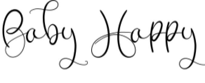 Baby Happy Font Preview