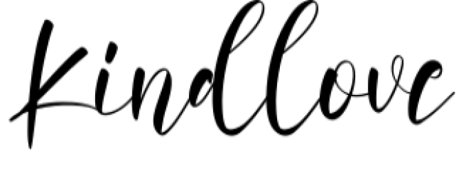 Kindlove Font Preview