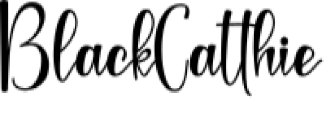 Black Catthie Font Preview