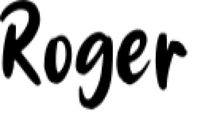 Roger Font Preview