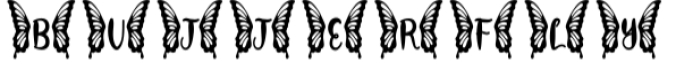 Butterfly a Font Font Preview