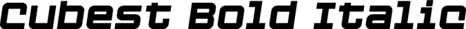 Cubes Font Preview