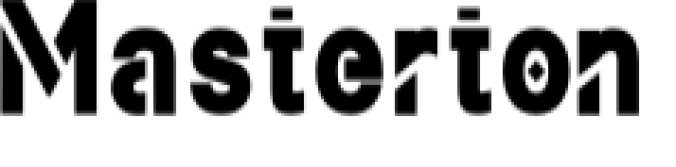 Masterton Font Preview