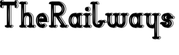 The Railways Font Preview