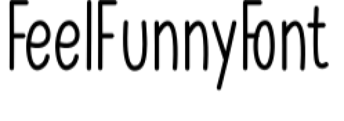 Feel Funny Font Preview