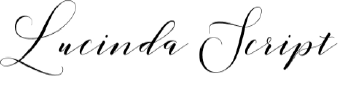 Lucinda Font Preview