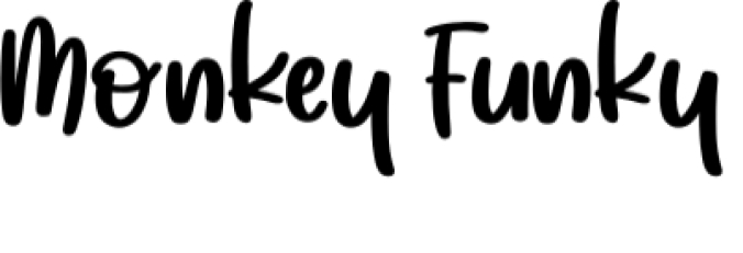 Monkey Funky Font Preview