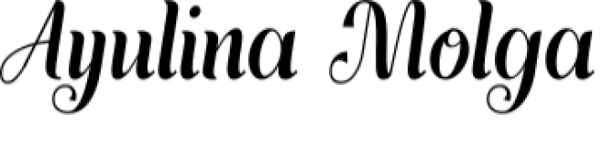 Ayulia Molga Font Preview
