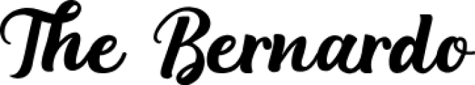 The Bernard Font Preview