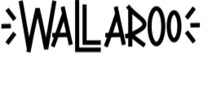 Wallaroo Font Preview