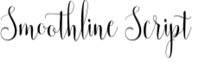 Smoothline Font Preview