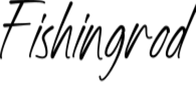 Fishingrod Font Preview