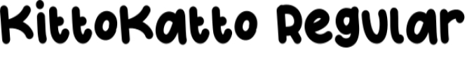 Kitto Katto Font Preview