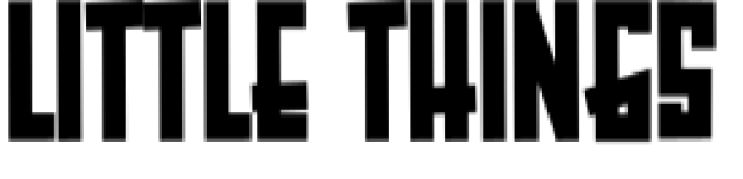 Little Things Font Preview