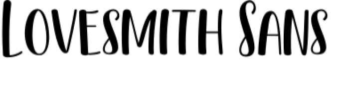 Lovesmith Font Preview