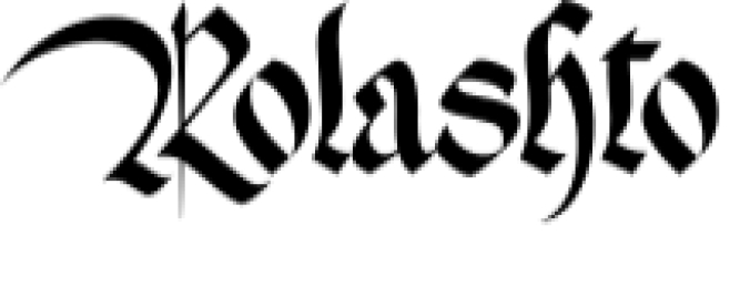 Rolashto Font Preview