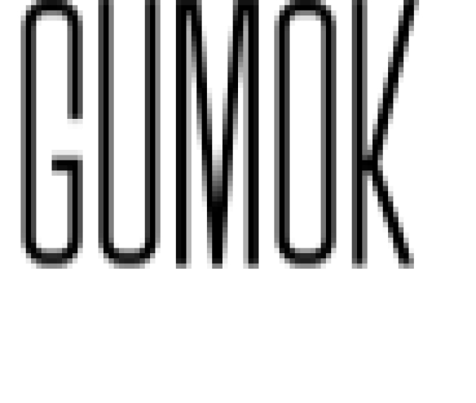 Gumok Font Preview