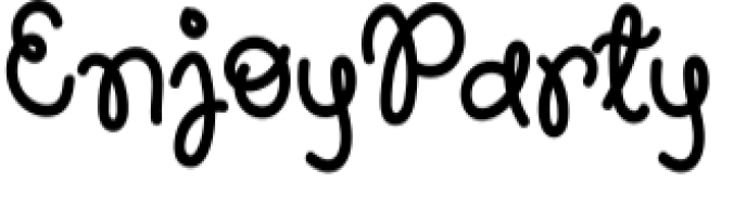 Enjoy Party Font Preview
