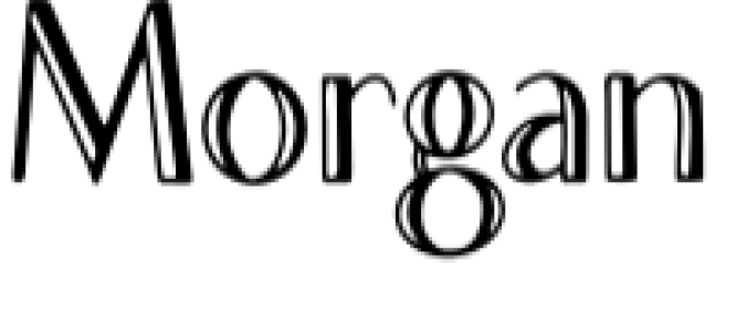 Morgan Font Preview