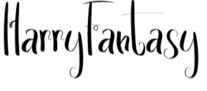 Harry Fantasy Font Preview