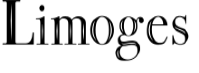 Limoges Font Preview