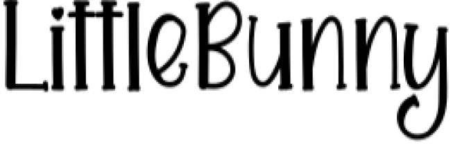 Little Bunny Font Preview