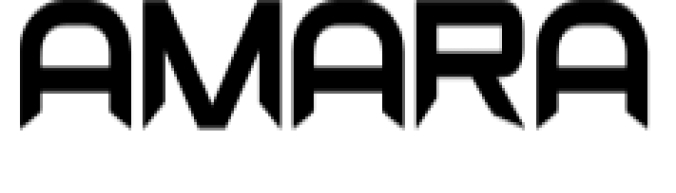 Amara Font Preview
