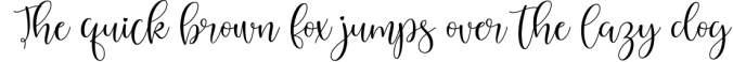 Abygail Lovely Script Font Preview