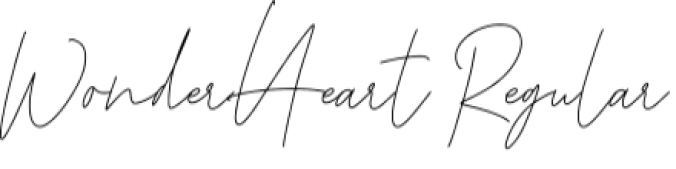 Wonder Heart Font Preview