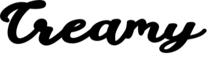 Creamy Font Preview