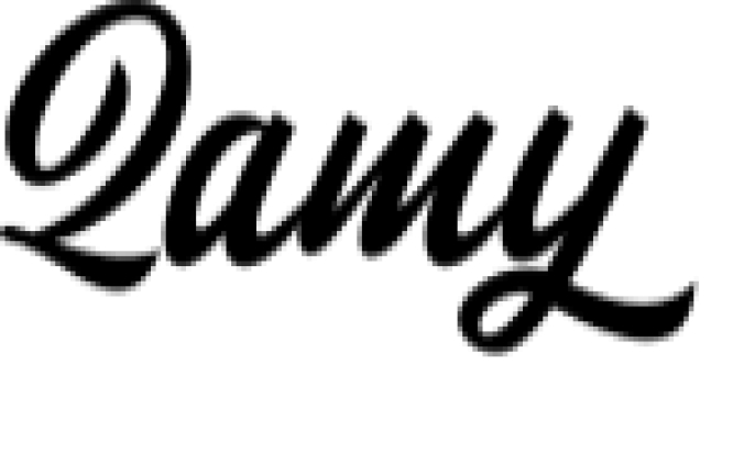 Qamy Font Preview
