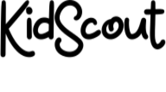Kid Scout Font Preview