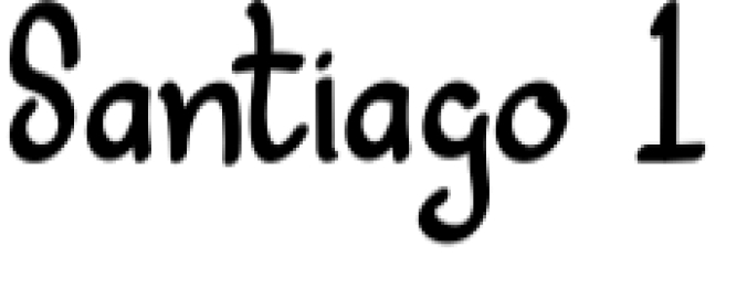 Santiago Font Preview
