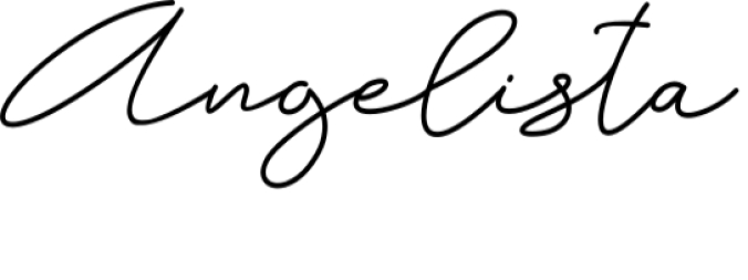 Angelista Font Preview